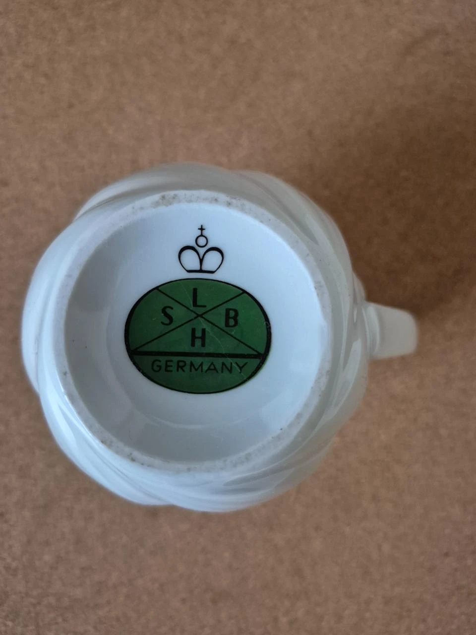 Melkkan van porselein "SLBH" – photo 4